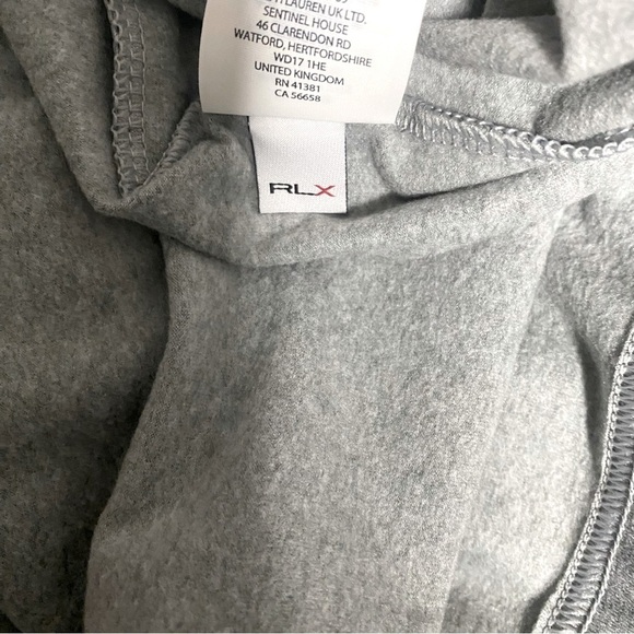 Ralph Lauren RLX Men's Driver Luxury Half Zip Pullover, XL Reflective Lettering - Picture 3 of 11